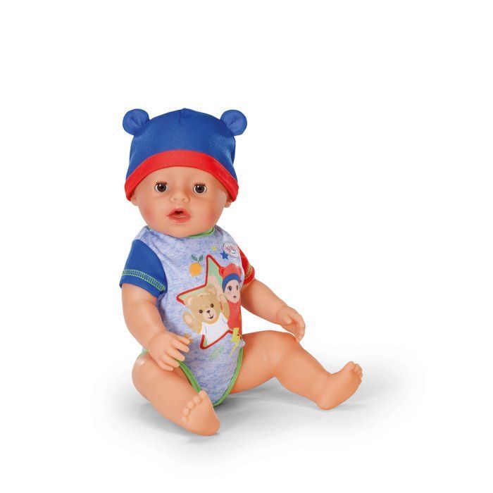 Baby Doll - Jonas - 10 Realistic Functions - 10 Accessories - Blue and Red - 43cm - Ages 3+