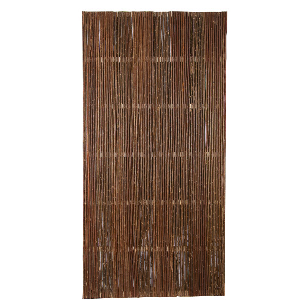 Panel ogrodowy wierzbowy 180x90 cm Brązowy Osłona Tarasowa Dekoracja