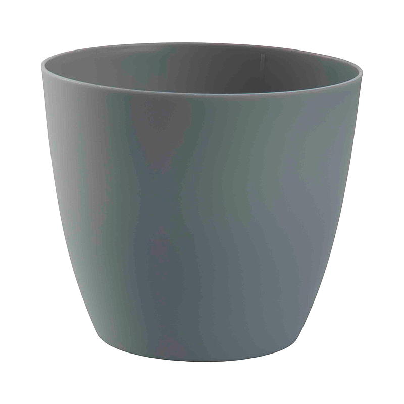 Urtepotte Ella ø 13 cm, plastikk, stengrå