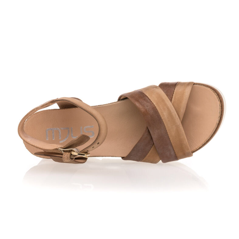 Bruine damessandalen / open teenschoenen