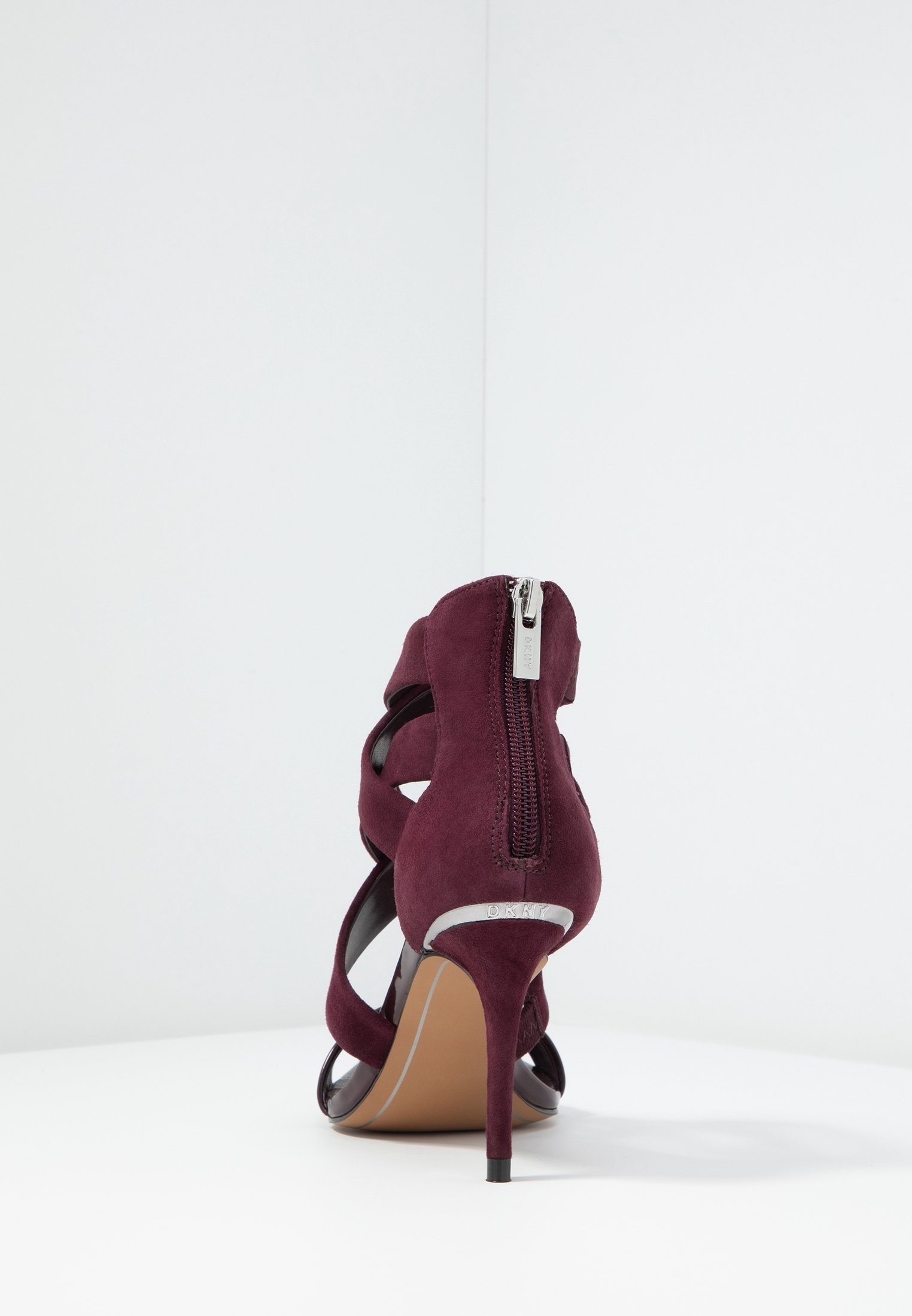 DKNY sandalen met hoge hakken - bordeaux