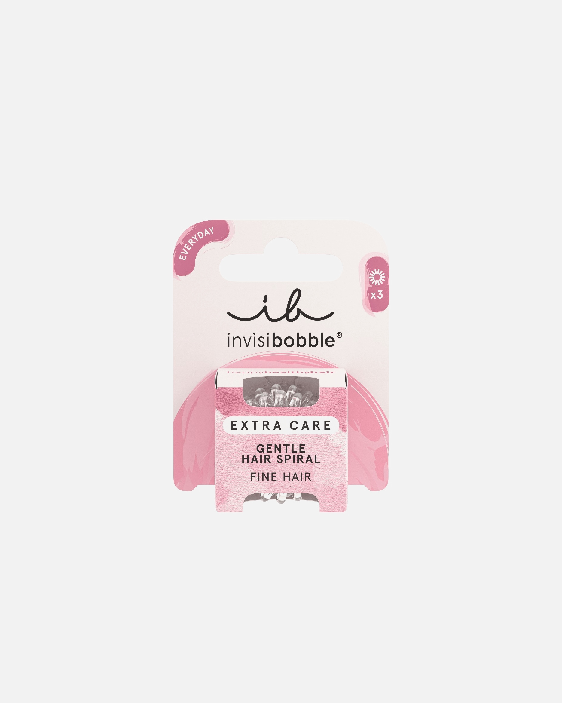 Goma para el cabello Invisibobble Extra Care Crystal Clear - 1 unidad