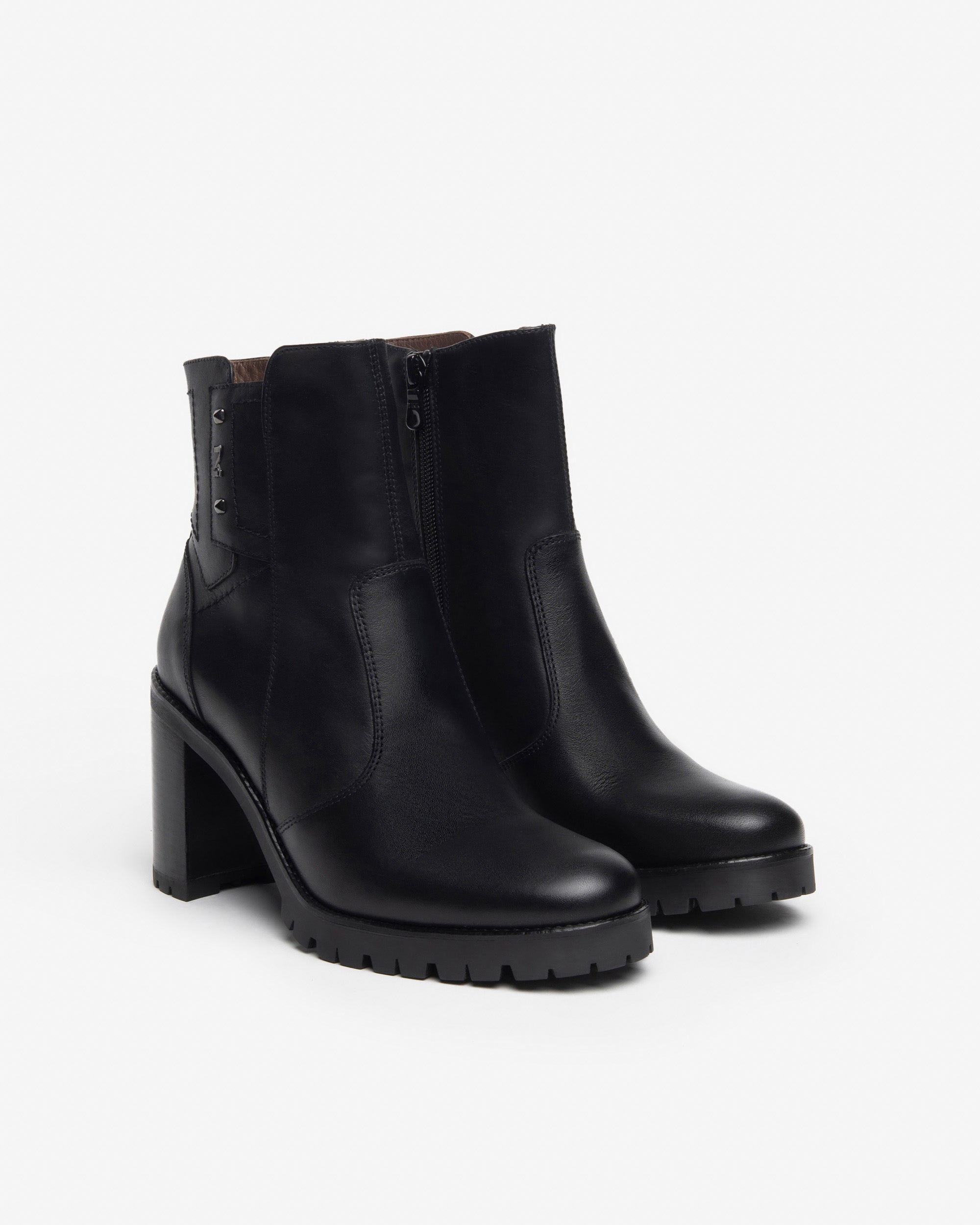  Damen-Ankle-Boots aus Leder