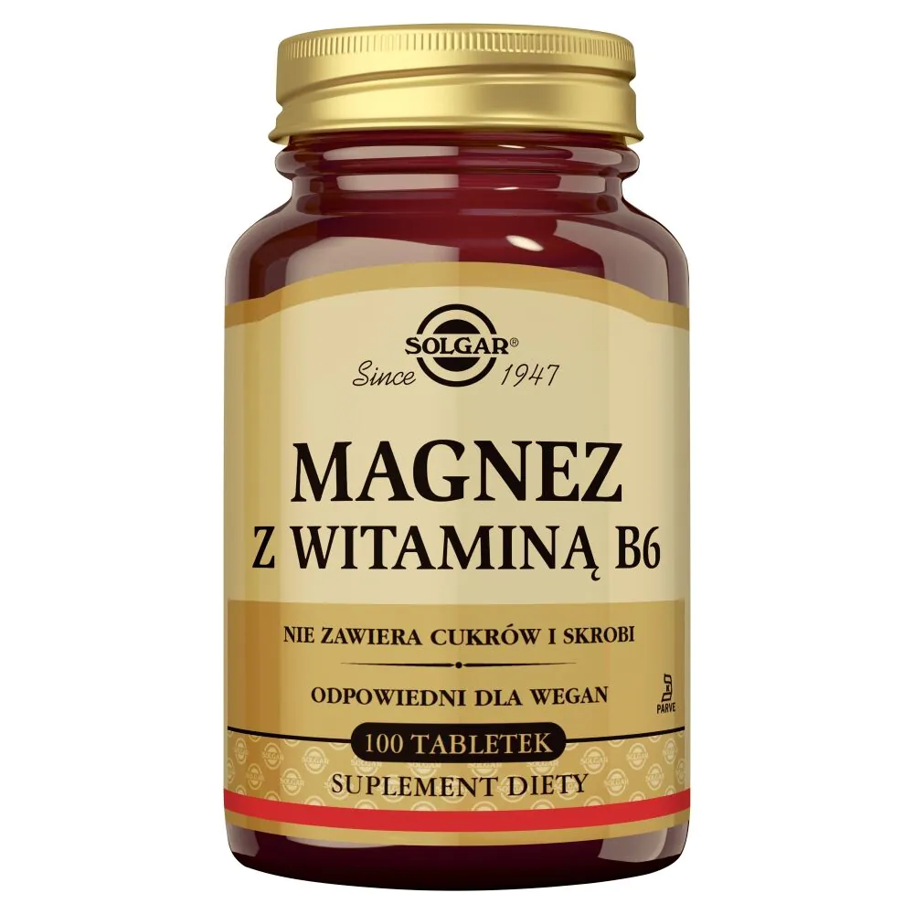 Solgar Magnez z witaminą B6 tabletki