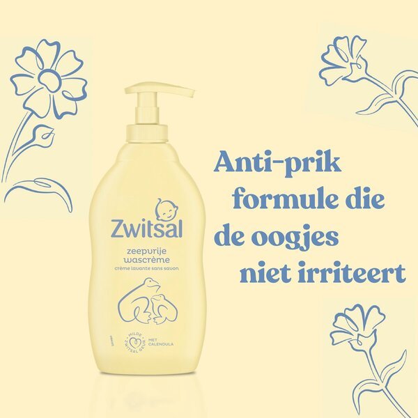 Zwitsal krema za umivanje brez mila<br>400ml