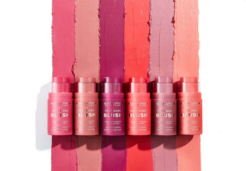 Revolution Fast Base Bálsamo Labial e para Bochechas com Cor