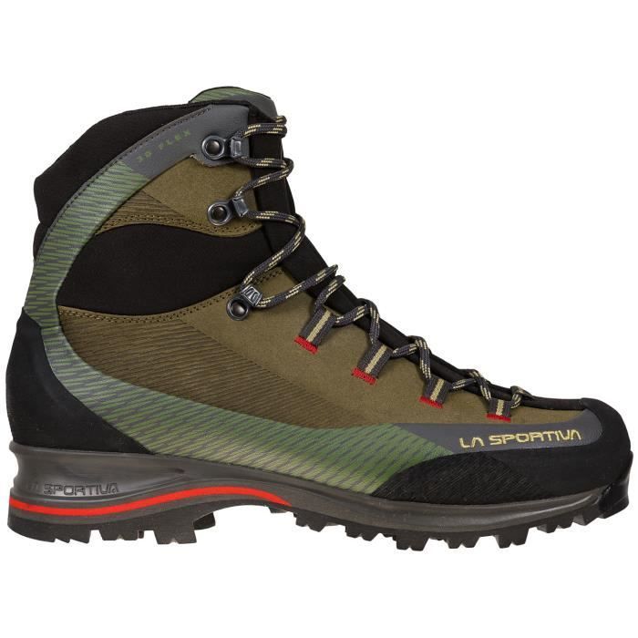 Men's Hiking Shoes, LA SPORTIVA, Trango Trk Leather GTX - Ivy/Tango red