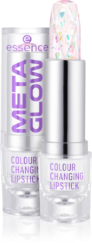 rúž essence META GLOW COLOUR CHANGING, ktorý mení farbu podľa nálady