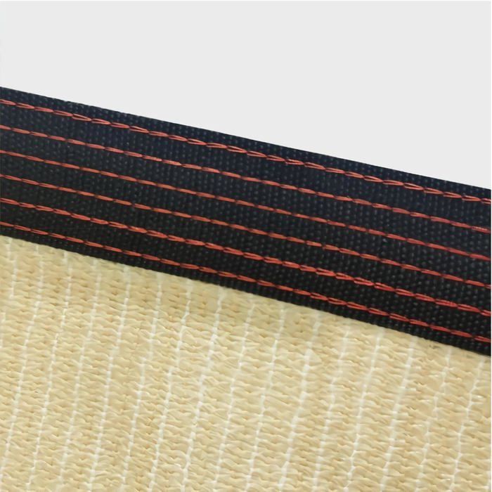 Malla de sombra de HDPE de 3x5 m, resistente a los rayos UV entre un 75 % y un 90 %, color beige - Vela de sombra para exteriores