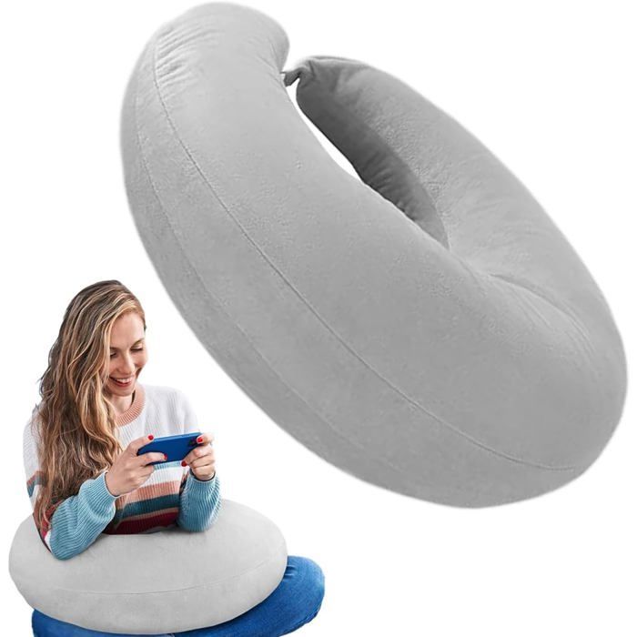 Coussin Ergonomique pour Tricoter | Coussin De Lecture en Forme De U, pour Lit Et Canapé pour Lire, Améliore La Postures
