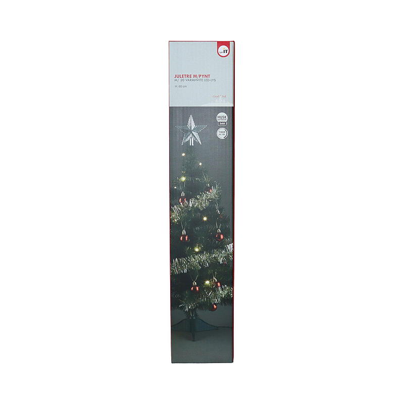 Hjem Skrim mini juletre 60 cm, 20 LED-lys