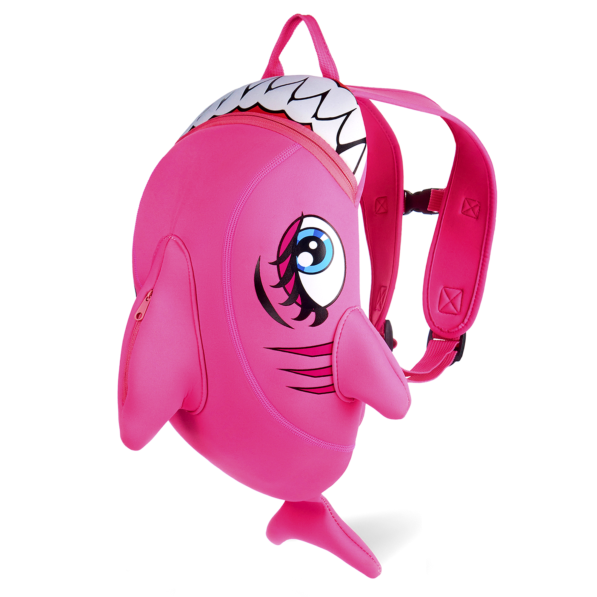  Mochila Para Niños | Tiburón Rosa| Őrült biztonság | Homologada Y Certificada