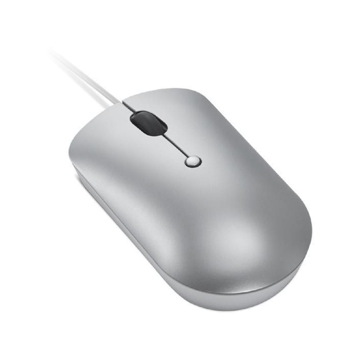 Mouse Lenovo 540 - Com fio USB-C - Design ambidestro - 2400 DPI ajustáveis