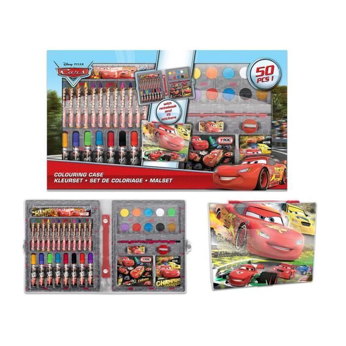 CARS Malette Garnie en Boîte Fenêtre
