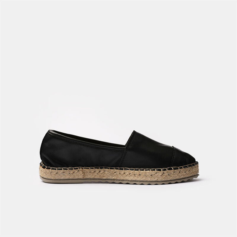 Espadryle damskie skórzane