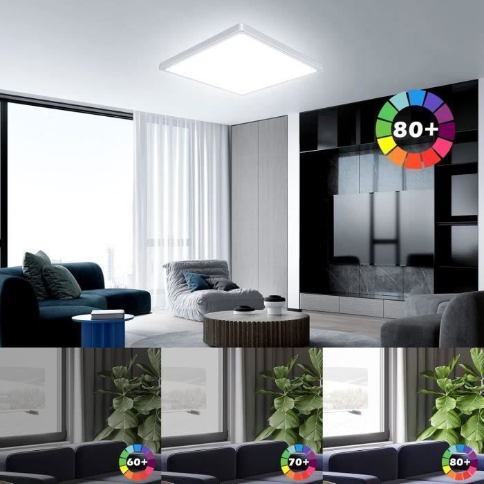 DORLINK IP50 Waterproof LED Ceiling Light - Modern Design - Energy Class E - For Bathroom, Kitchen, Living Room