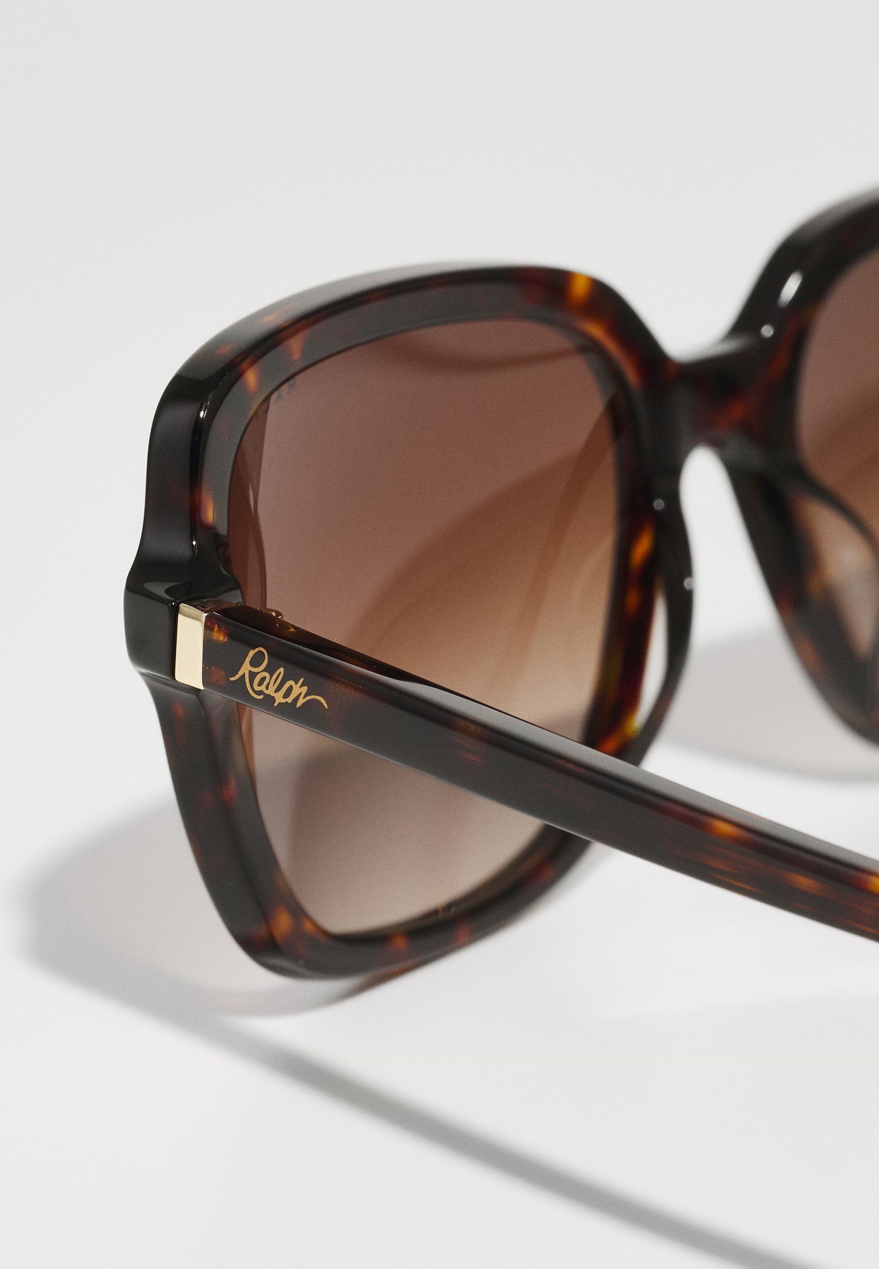 RALPH Ralph Lauren Sonnenbrille - glänzendes dunkles Havanna