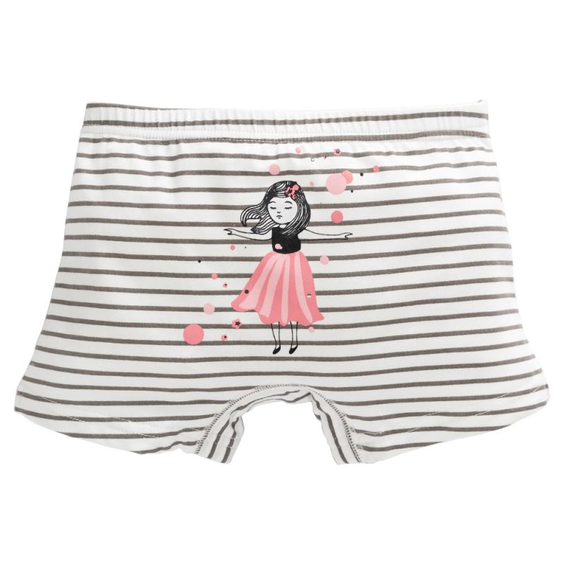 1 unidad de ropa interior de algodón para niñas, color aleatorio, bragas infantiles, bóxer de dibujos animados para bebés, shorts suaves para niños.