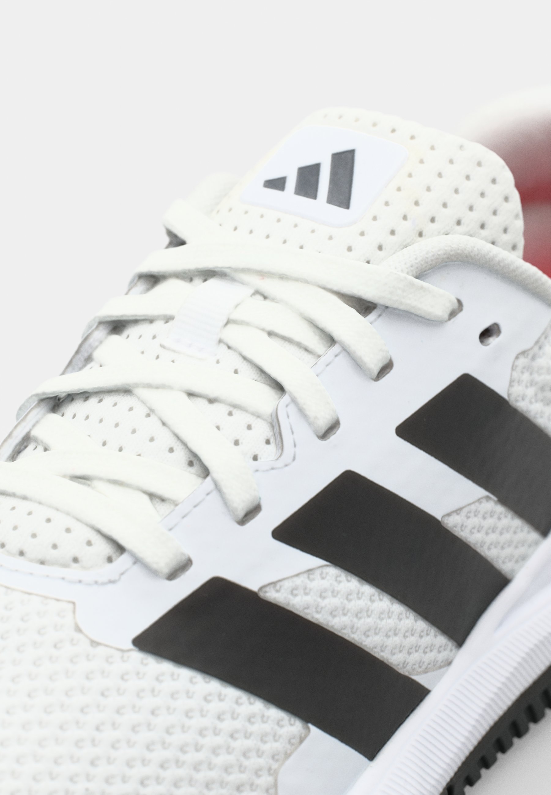 adidas Performance DROPSET BASE - Športni copati - obutev bela/črna/lucid rdeča