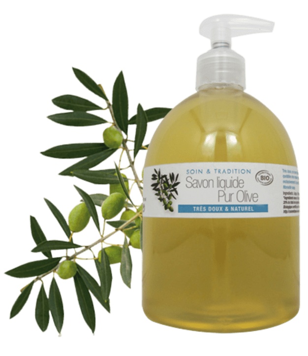Jabón líquido de oliva vegetal orgánico puro de Provenza 500 ml