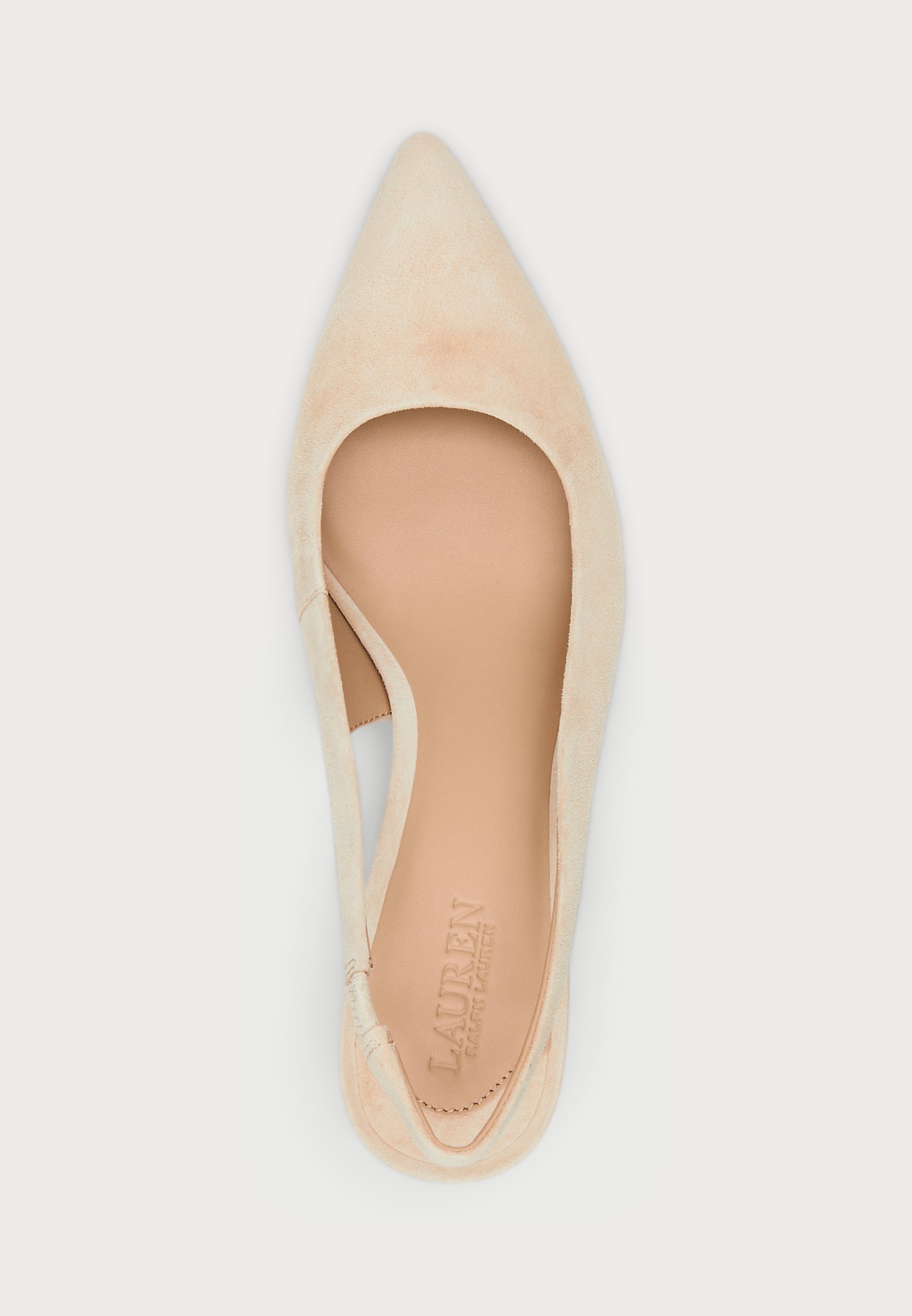 Lauren Ralph Lauren LOLAH II SUEDE SLINGBACK PUMP - Klassikalised kontsad - liivaluide