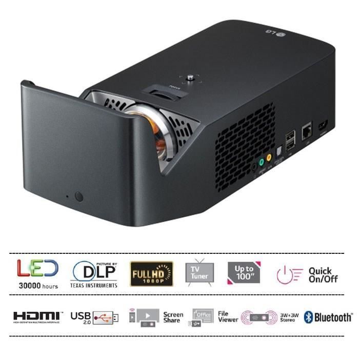 Proyector LED LG PF1000U de tiro ultracorto FHD