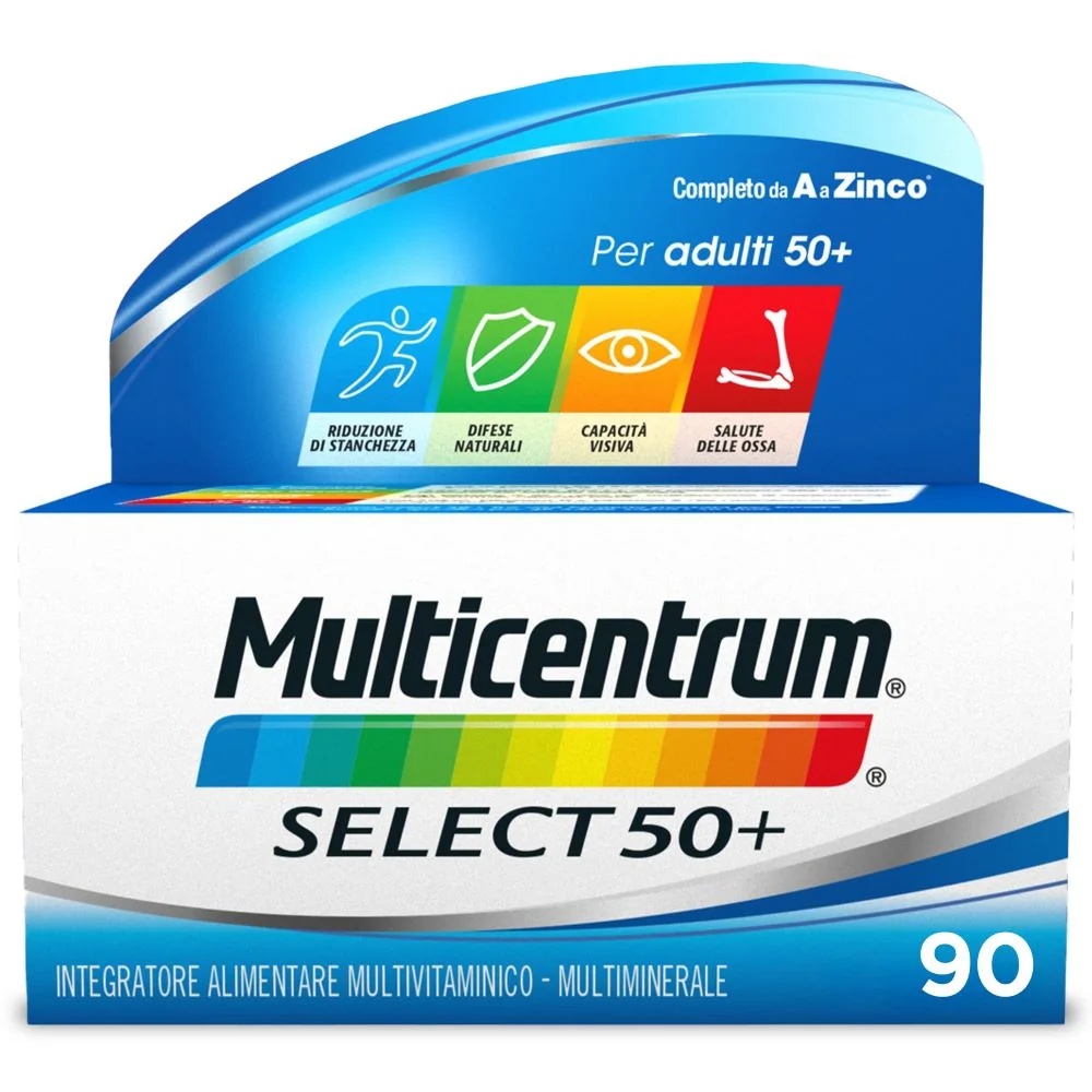 MULTICENTRUM Multicentrum Select 50+ 90 comprimidos de suplemento vitamínico