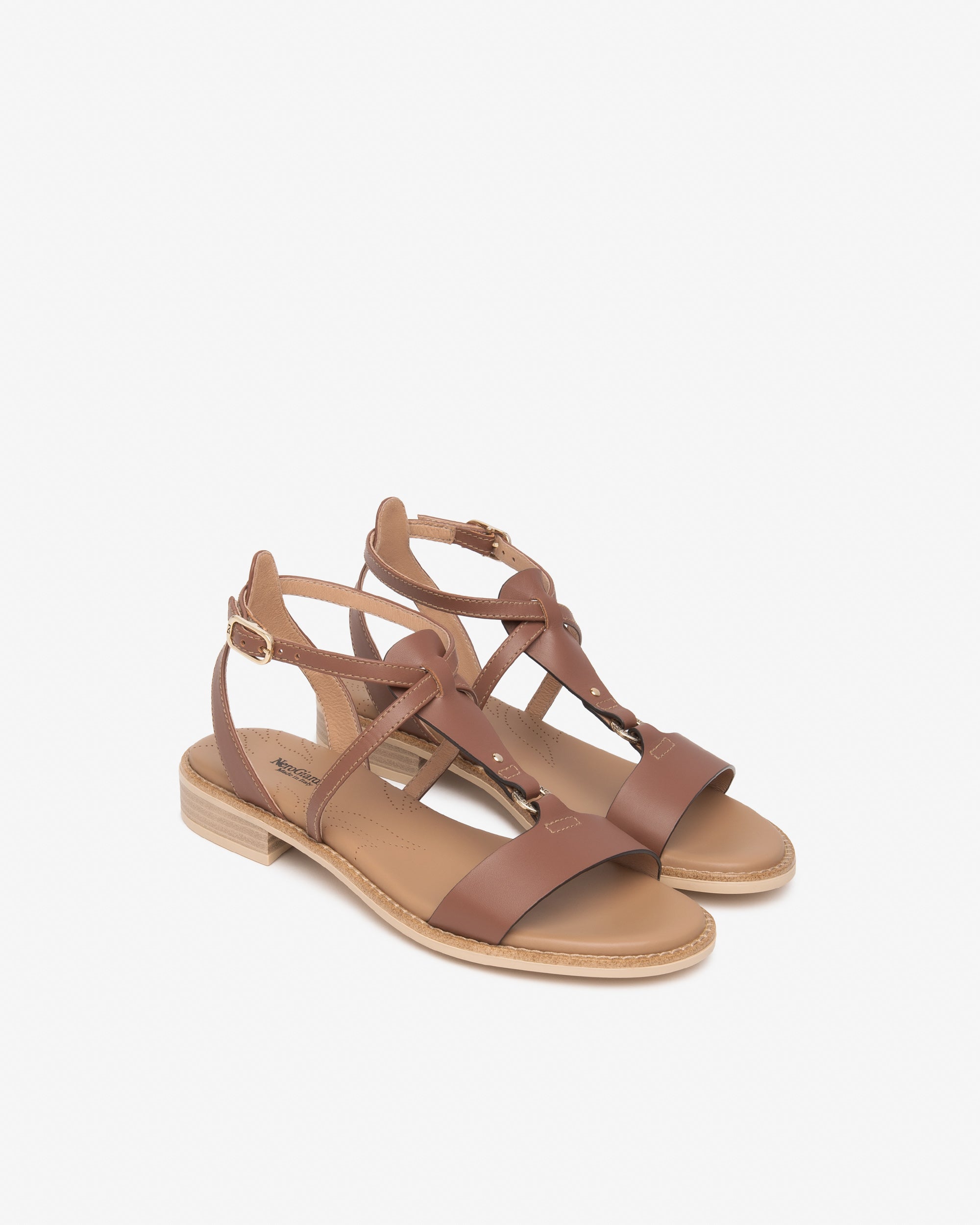  Damen-Ledersandalen