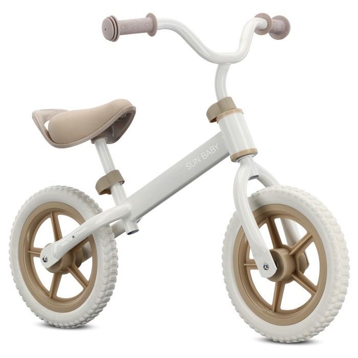sun baby - Draisienne sans Pédales Molto Strada - max. 30 kg, en Métal, 2-3 Ans, pselle et guidon réglables - Beige