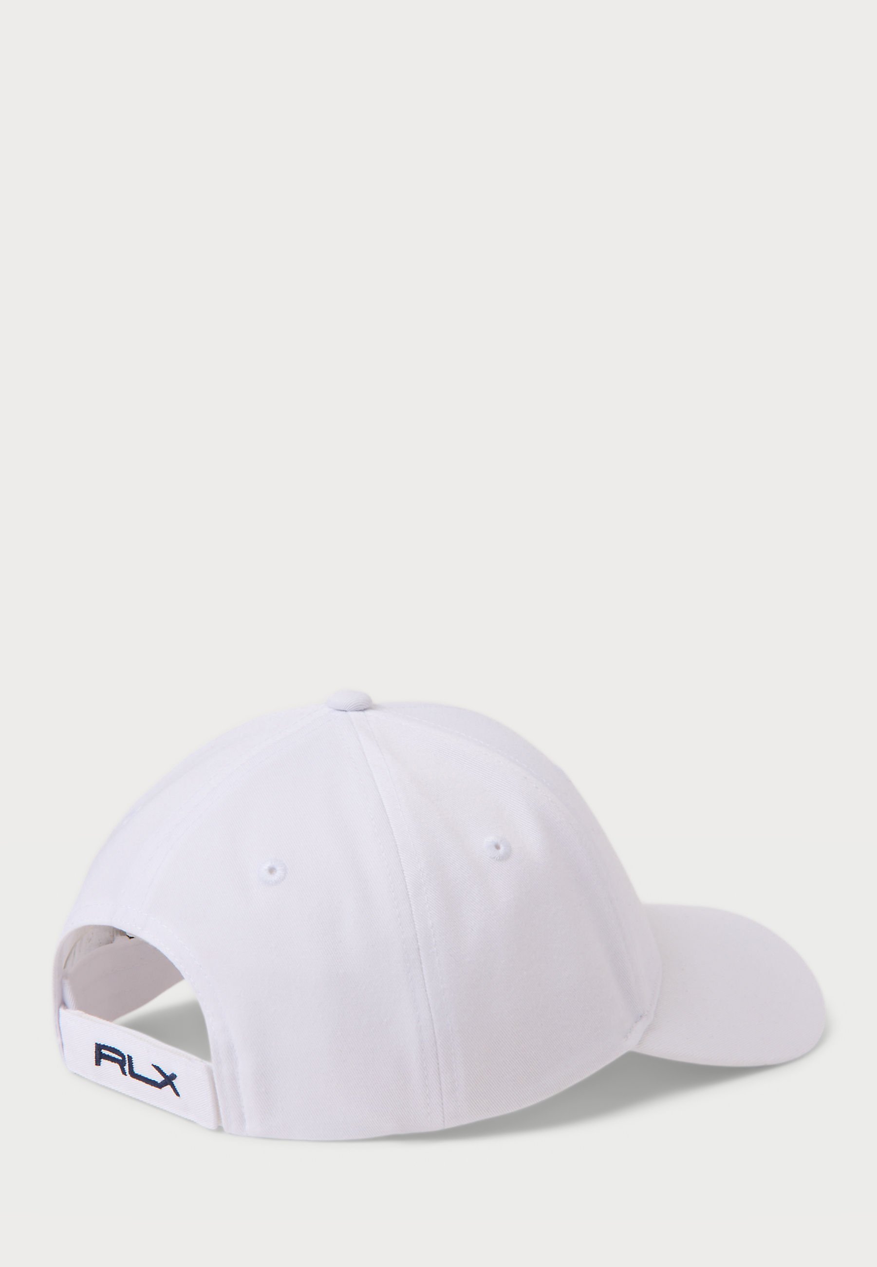 Polo Ralph Lauren bestickte Pony-Twill-Cap – Kappe – weiß