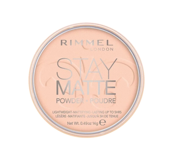 RIMMEL STAY MATTE PUDER MATUJĄCY PINK BOLSSOM 002 14G