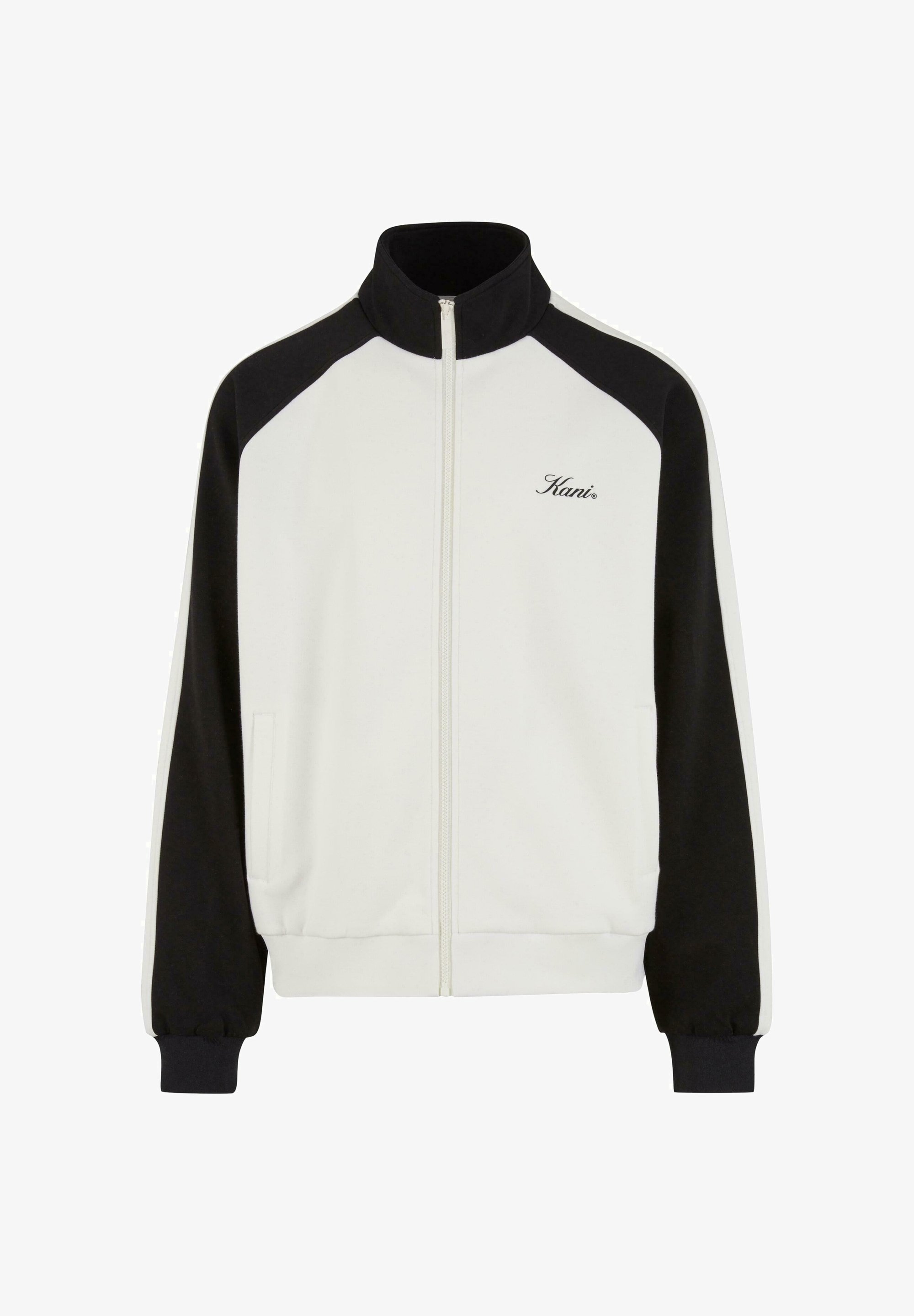Karl Kani SIDESTRIPE - Trainingsjack - gebroken wit zwart