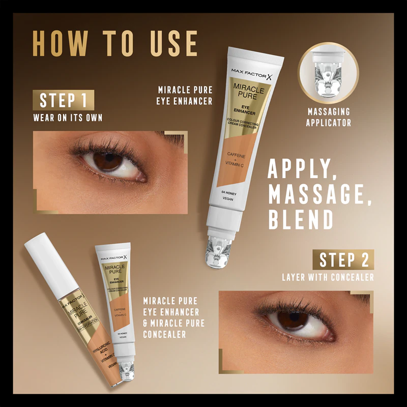 Max Factor Miracle Pure Creamy Corrector Anti Inchaço e Olheiras