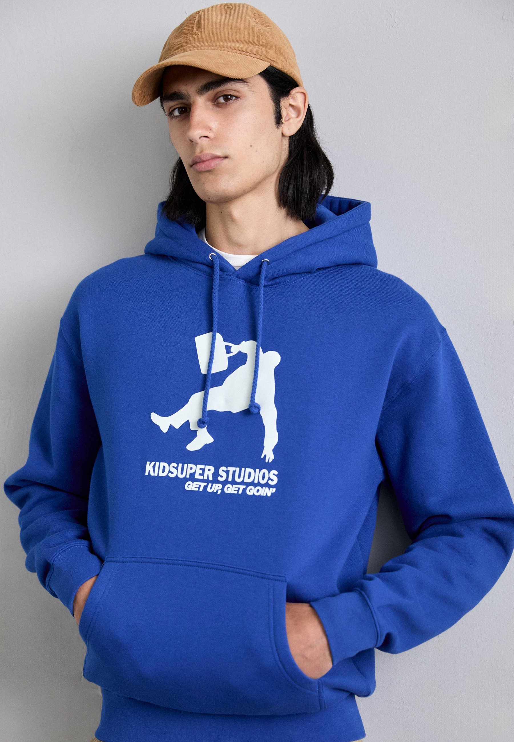 Kidsuper GET UP GET GOIN HOODIE - Hoodie - koningsblauw