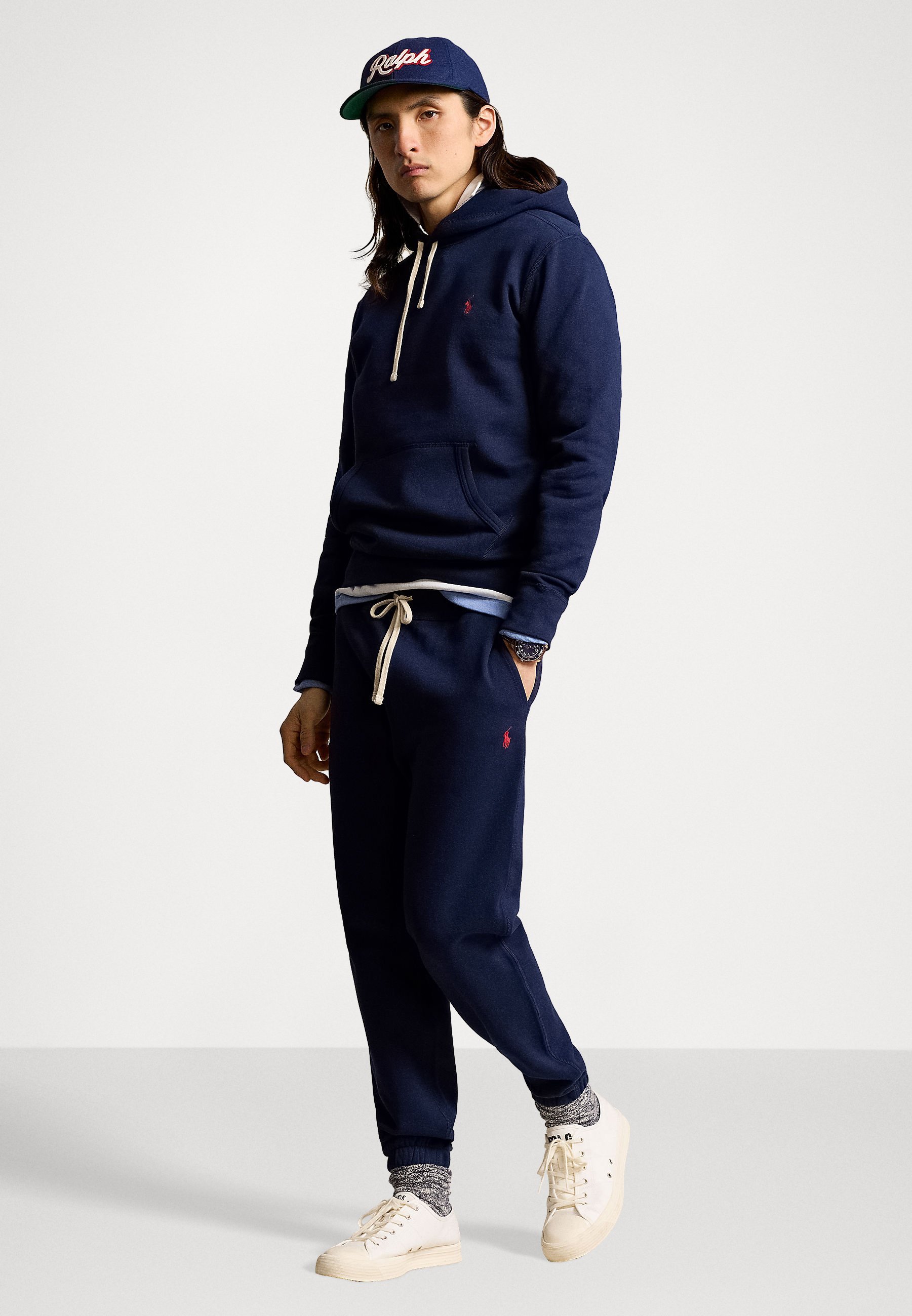 Polo Ralph Lauren THE RL FLEECE TRACKSUITBROEK - Trainingsbroek - cruise navy