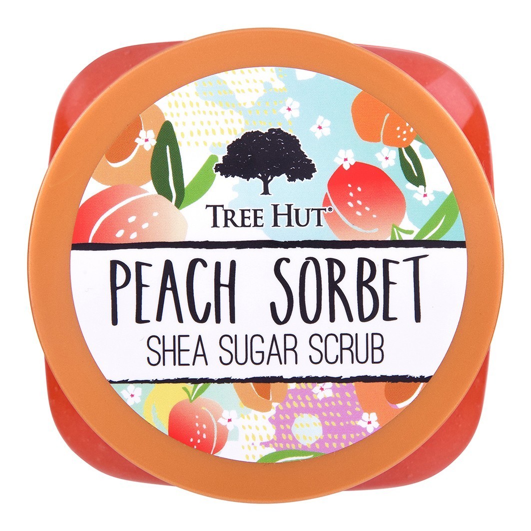 Telový peeling Tree Hut s bambuckým maslom, cukrom a vanilkou – 510 g