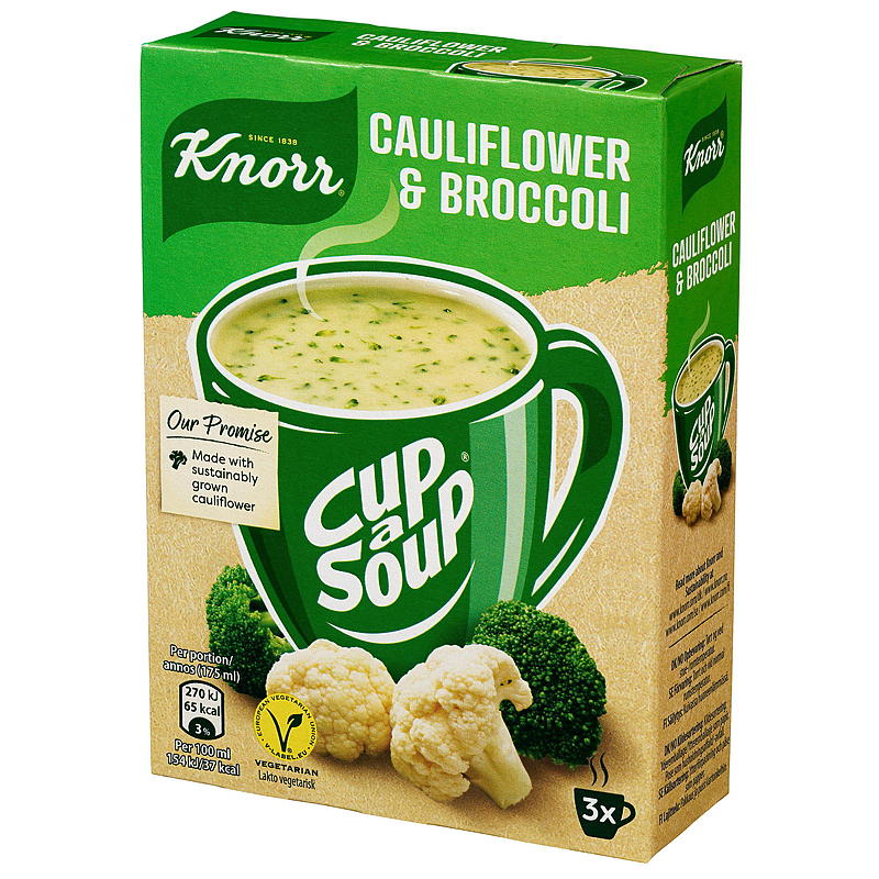 Knorr Kop suppe 3-pak Blomkål/broccoli Knorr
