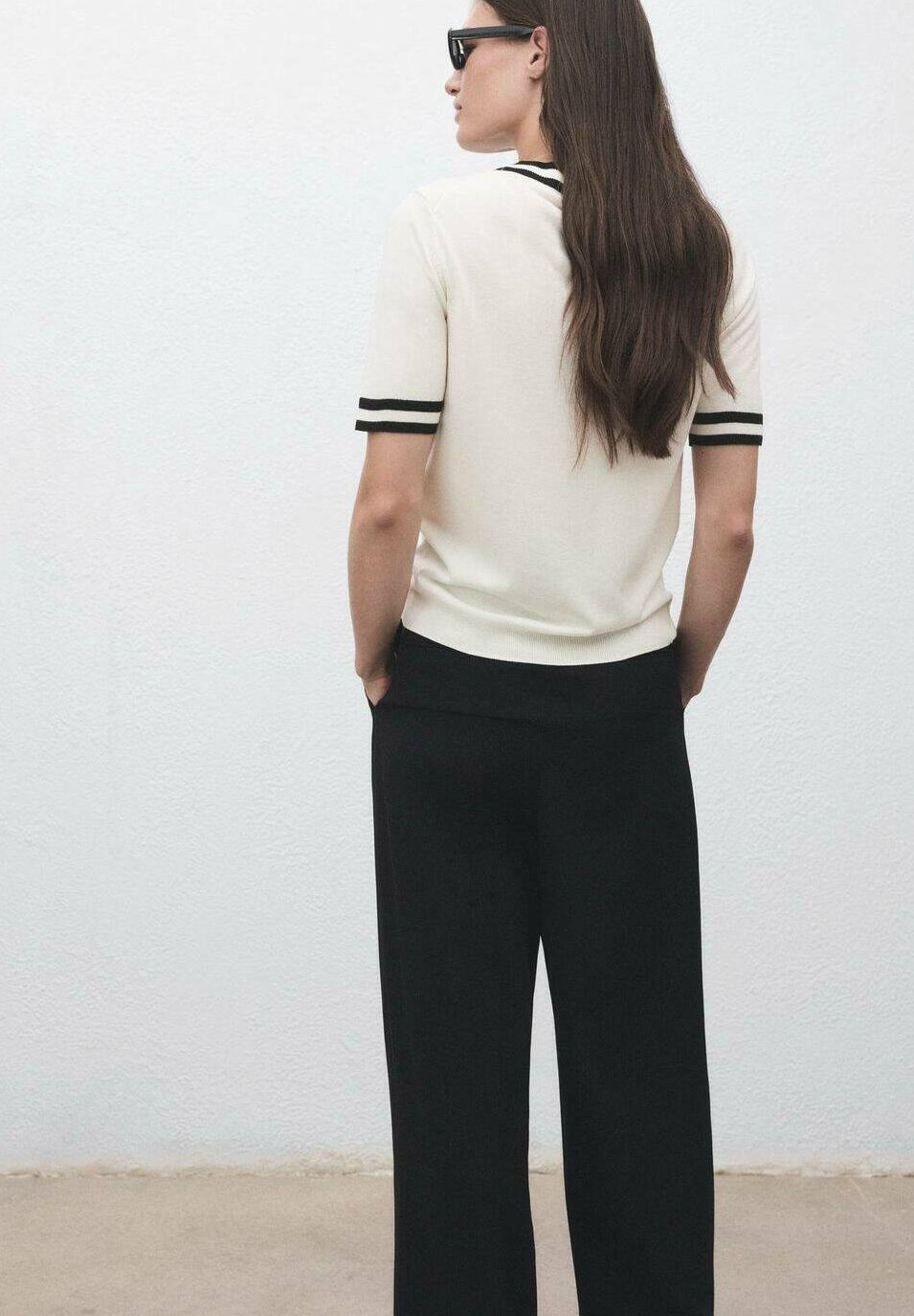 T-shirt imprimé mangue - blanc cassé