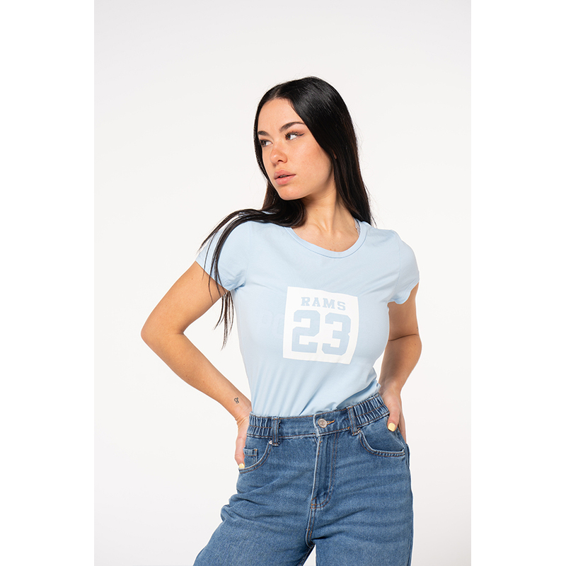  Camisa de manga curta Rams 23 Square