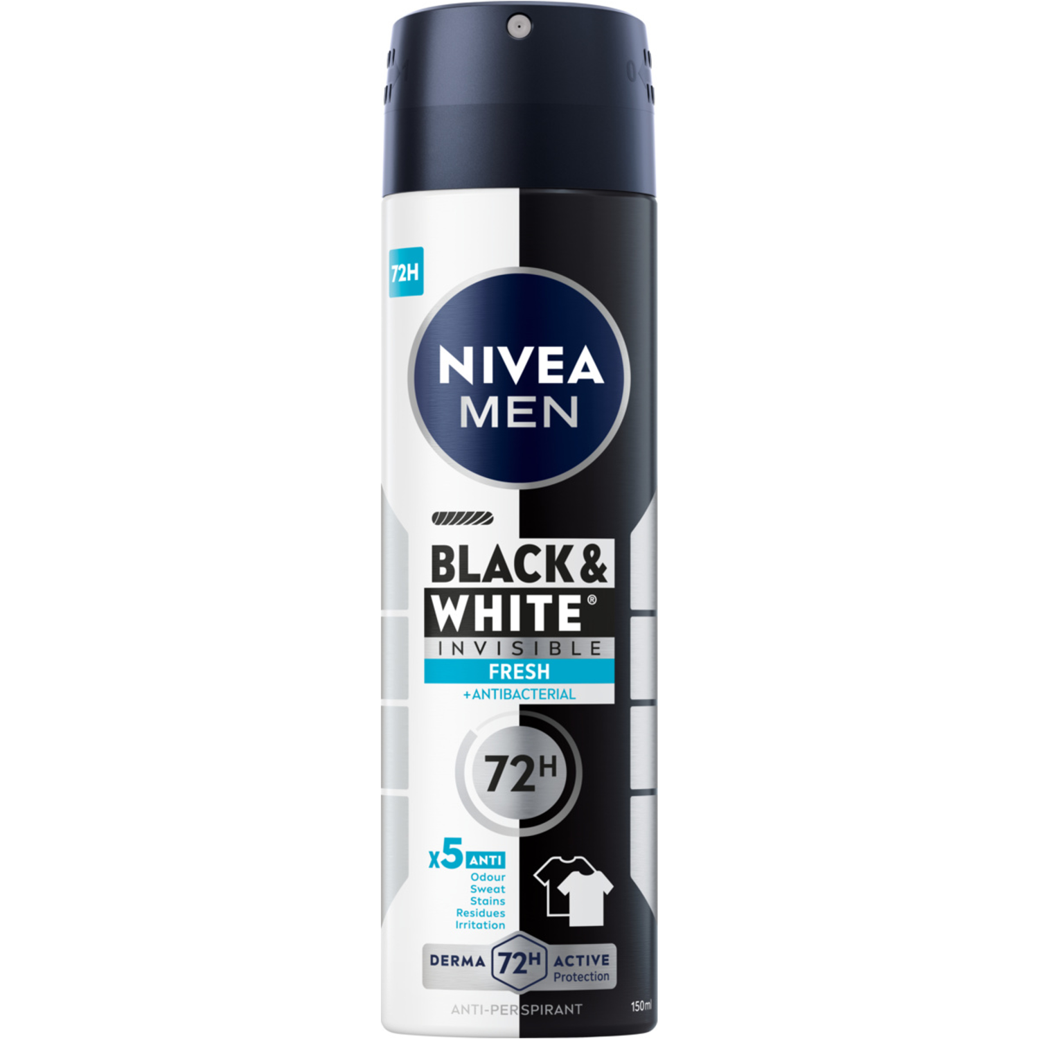 Nivea Men Antiperspirant Spray 150ml Invisible Fresh Men