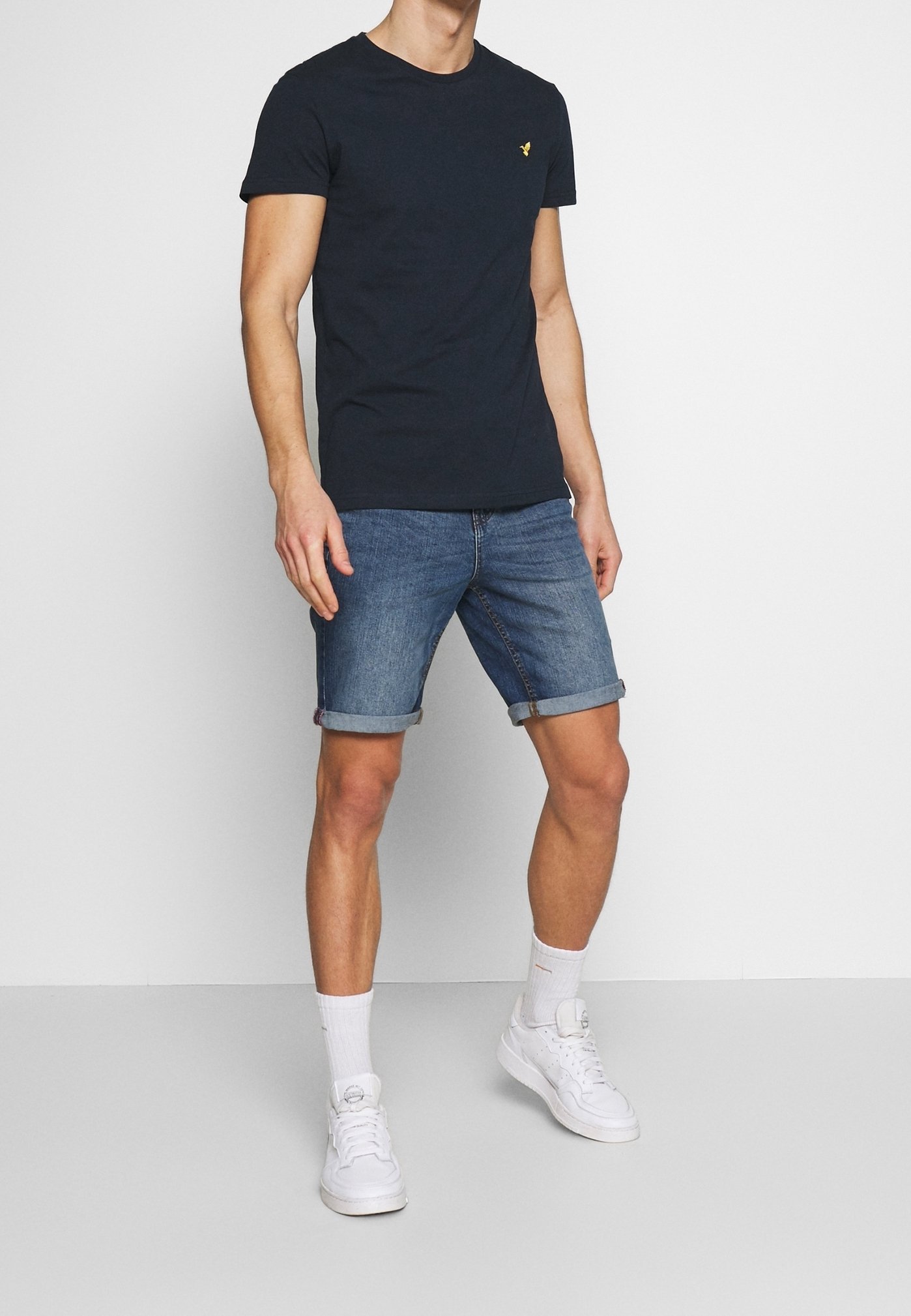 T-shirt basique Pier One - bleu foncé