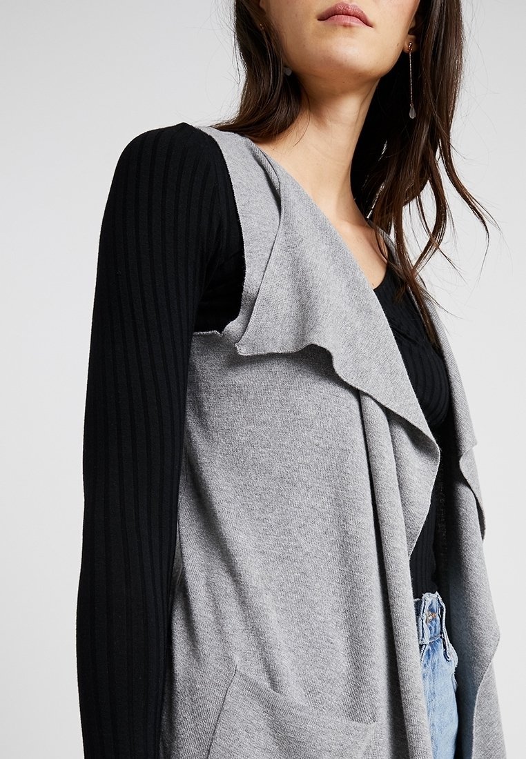 Gilet Anna Field - gris clair moucheté