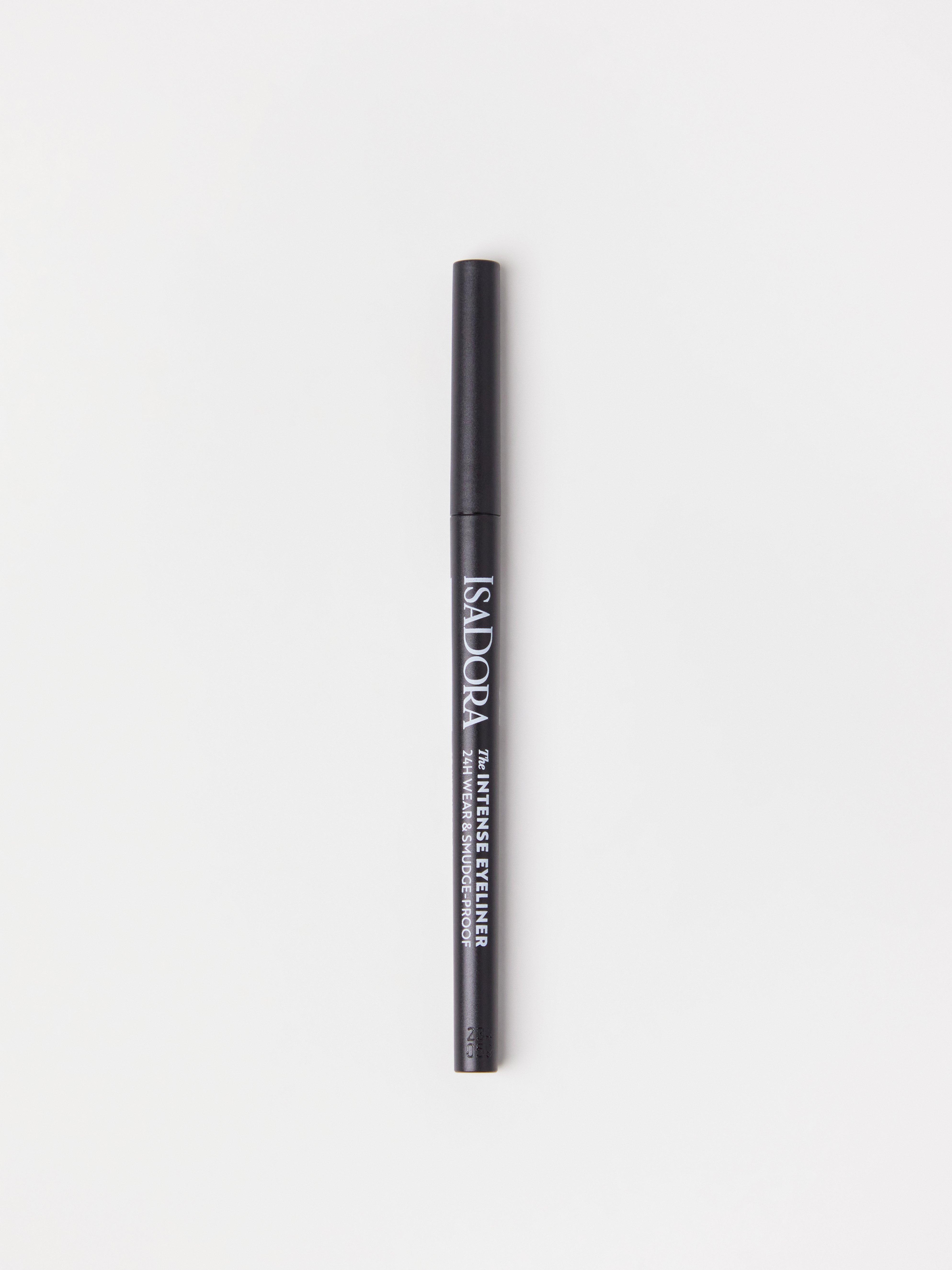 ISADORA Delineador de ojos intenso, 24 horas de duración y a prueba de manchas, 60 INTENSE BLACK