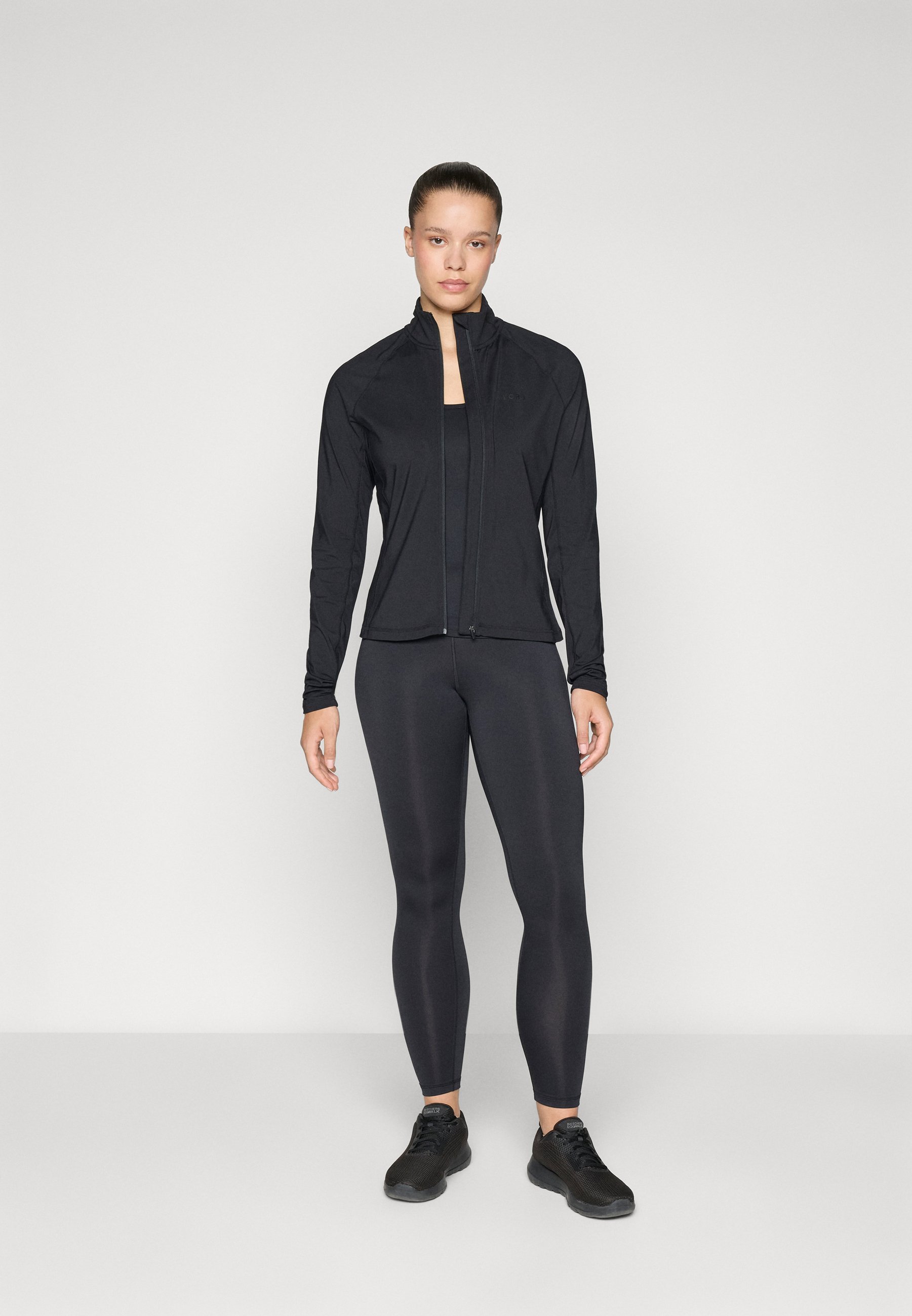 Björn Borg FULL ZIP MIDLAYER - Sweatshirt mit Reißverschluss - schwarze Schönheit