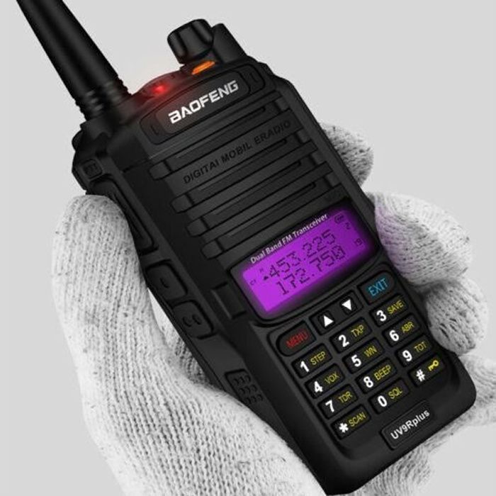 Baofeng UV-9R Plus 15W VHF/UHF Dual Band Two-Way Radio Walkie-Talkie with European Plug