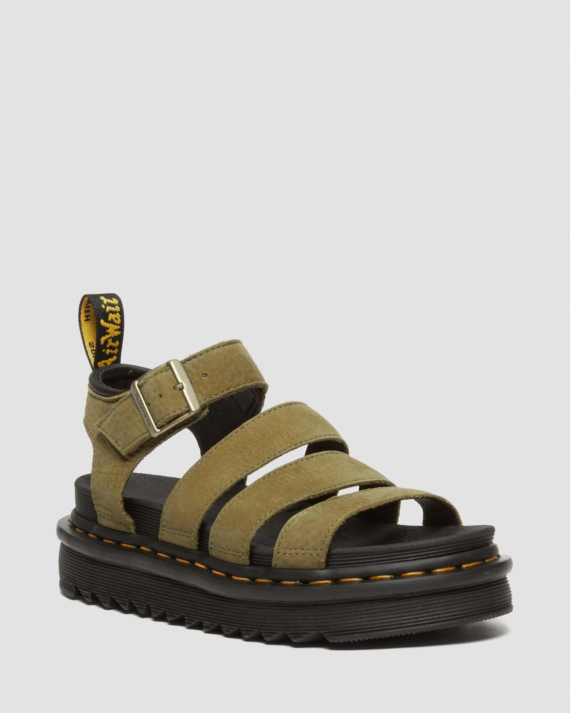 Blaire Tumbled Nubuck Leder Sandalen