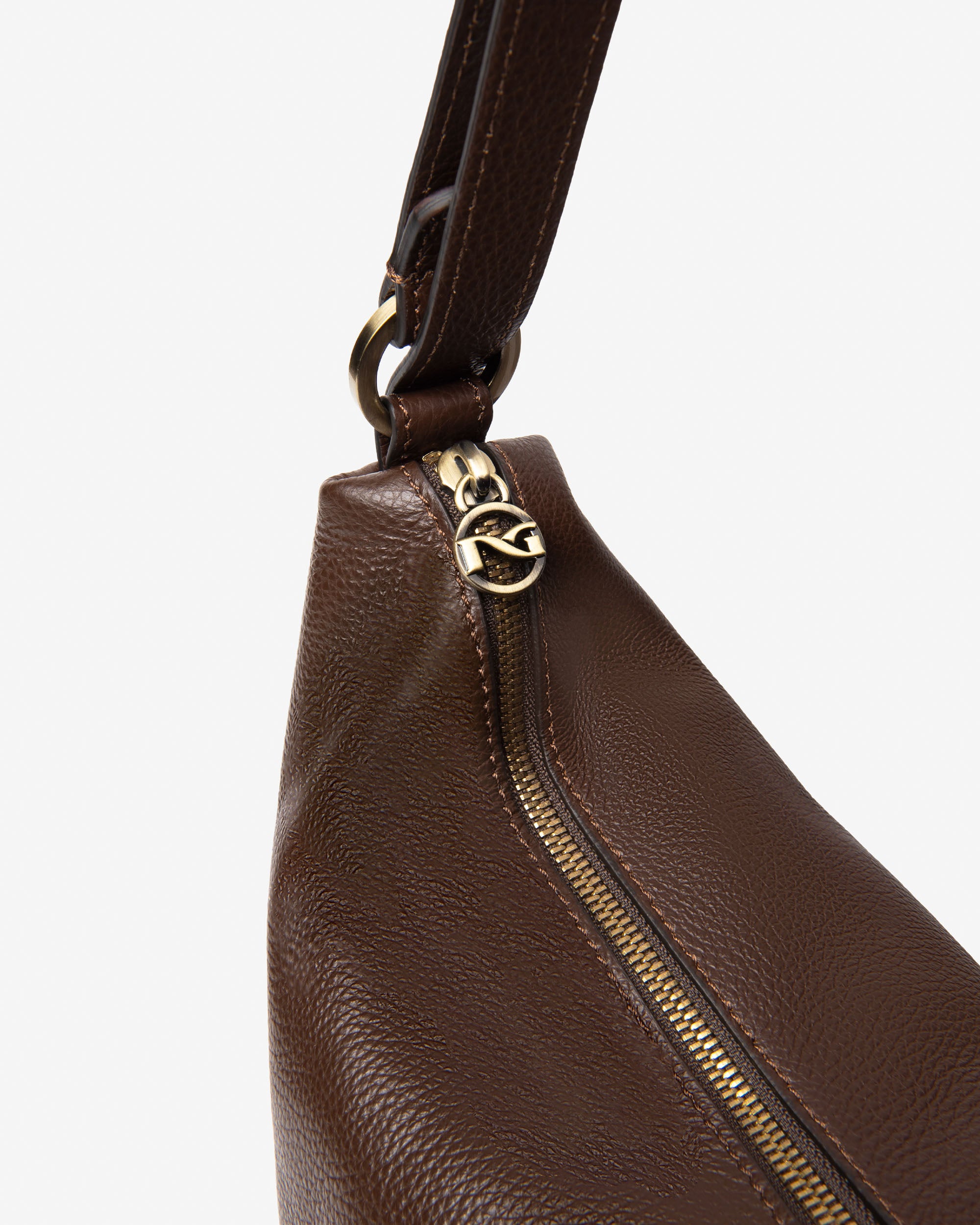  Hobo-Tasche aus Leder für Damen