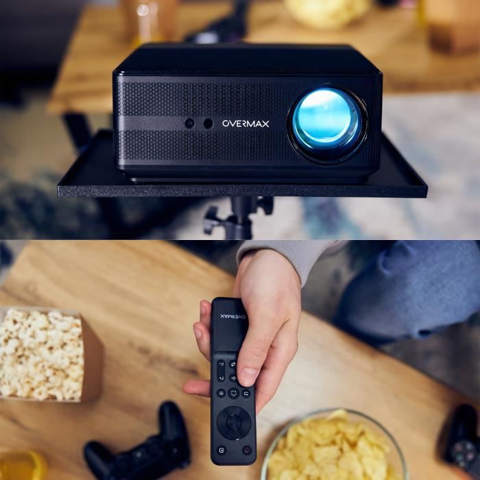 Projetor LED OVERMAX Multipic 6.1 - Cinema em casa FullHD 1080p - 150