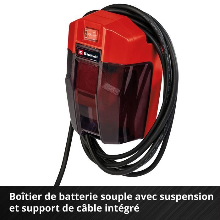 Einhell Pompe d’évacuation pour eaux claires sans fil GE-PP 18 RB Li-Solo PXC (18V) Livré sans Batterie ni Chargeur
