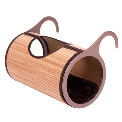 Cama para Gatos Natural Retreat com Radiador - Bege/Marrom